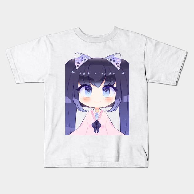 Yui the Boba Neko <3 Kids T-Shirt by Breadwithbutter 